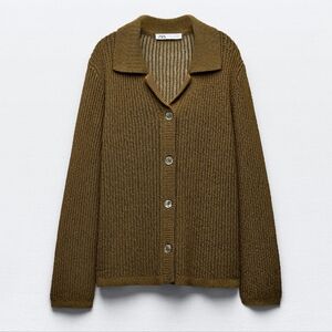 Zara Button Up Oversized Cardigan